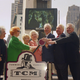 Osborne, far right, at the launch of TCM in 1994. Image via AP.